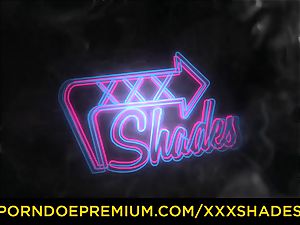xxx SHADES - thin dark-haired intense rectal plunging