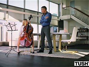 TUSHY Spoiled nubile is disciplined And Gaped By Music schoolteacher